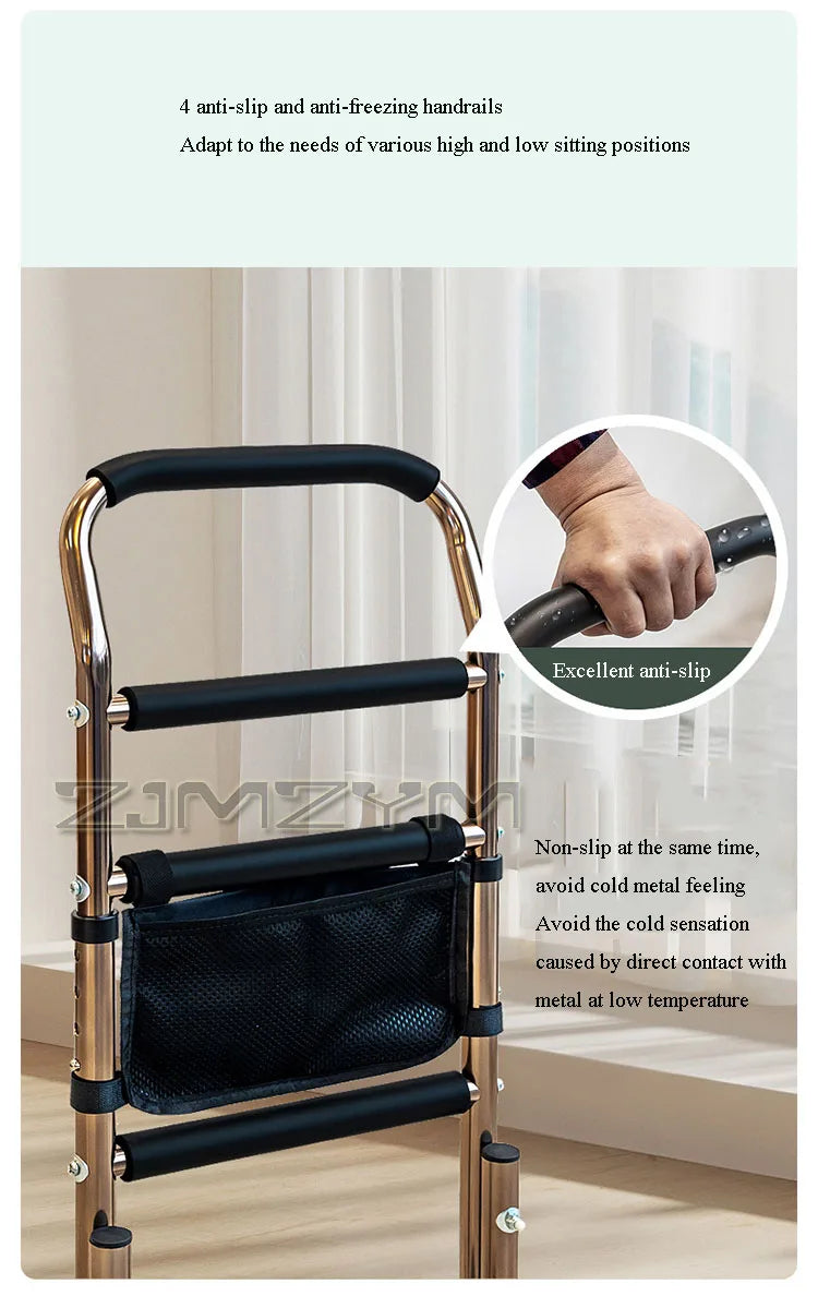 Mobile Get Up Booster Railing Sofa Stand Up Assist Frame Armrest Adjustable Height Chair Lift Assist Devices For Seniors Adults