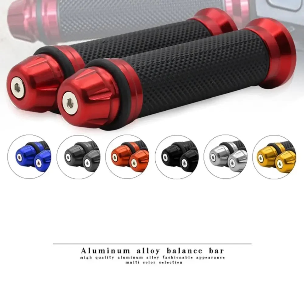 1 Pair 7/8'' Anti-Slip Motorcycle grips hand Handlebar Bar Grips Bicycle Rubber Mountain Cycle Handle Handlebar Bar Grips