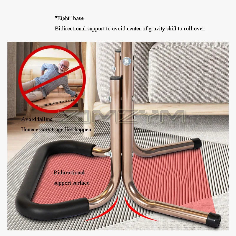 Mobile Get Up Booster Railing Sofa Stand Up Assist Frame Armrest Adjustable Height Chair Lift Assist Devices For Seniors Adults