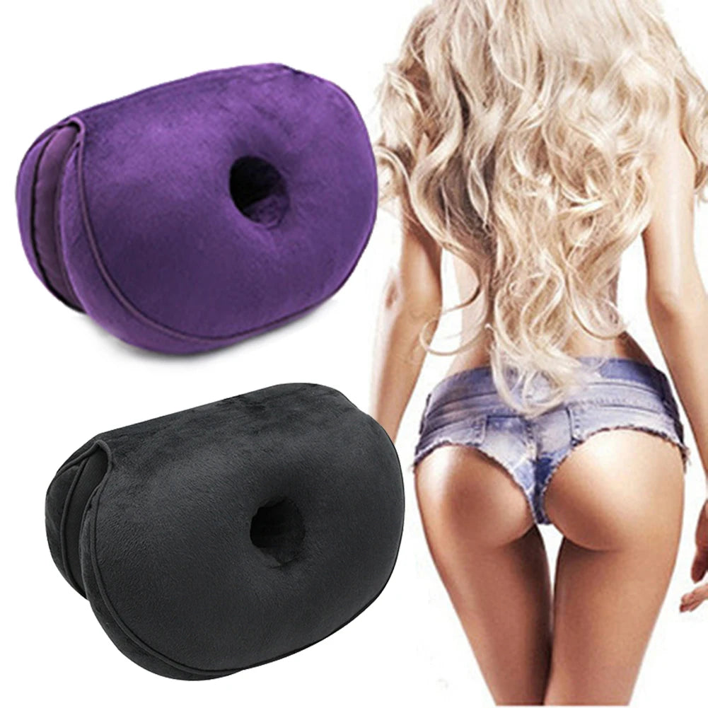 Multifunction Dual Comfort Orthopedic Cushion Pelvis Pillow Memory Foam Hip Lift Hips Up Seat Cushion for Pressure Relief