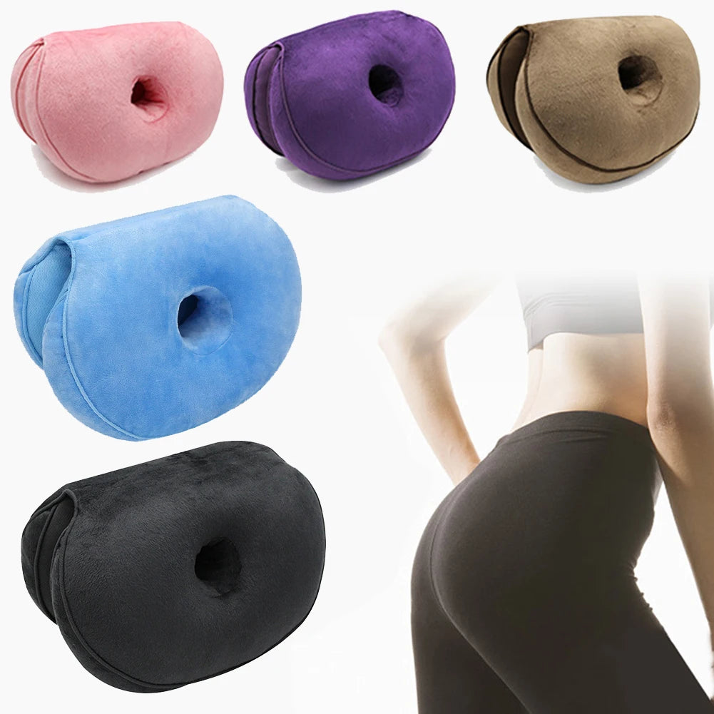Multifunction Dual Comfort Orthopedic Cushion Pelvis Pillow Memory Foam Hip Lift Hips Up Seat Cushion for Pressure Relief