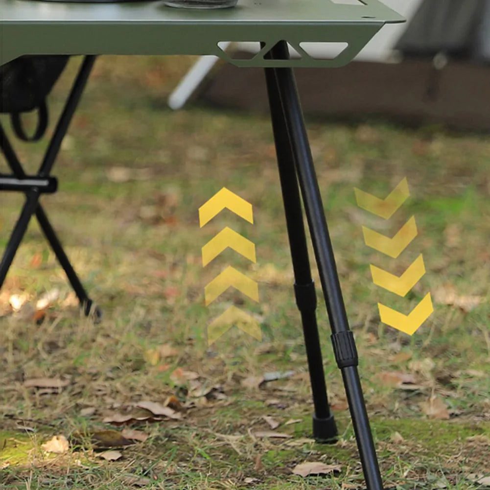 Folding Workbench Legs Metal Foldable Furniture Legs Adjustable Height Coffee Table Legs Camping Equipment Outdoor Travel