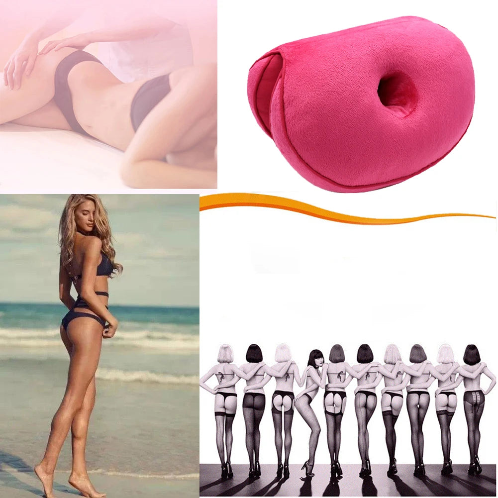 Multifunction Dual Comfort Orthopedic Cushion Pelvis Pillow Memory Foam Hip Lift Hips Up Seat Cushion for Pressure Relief