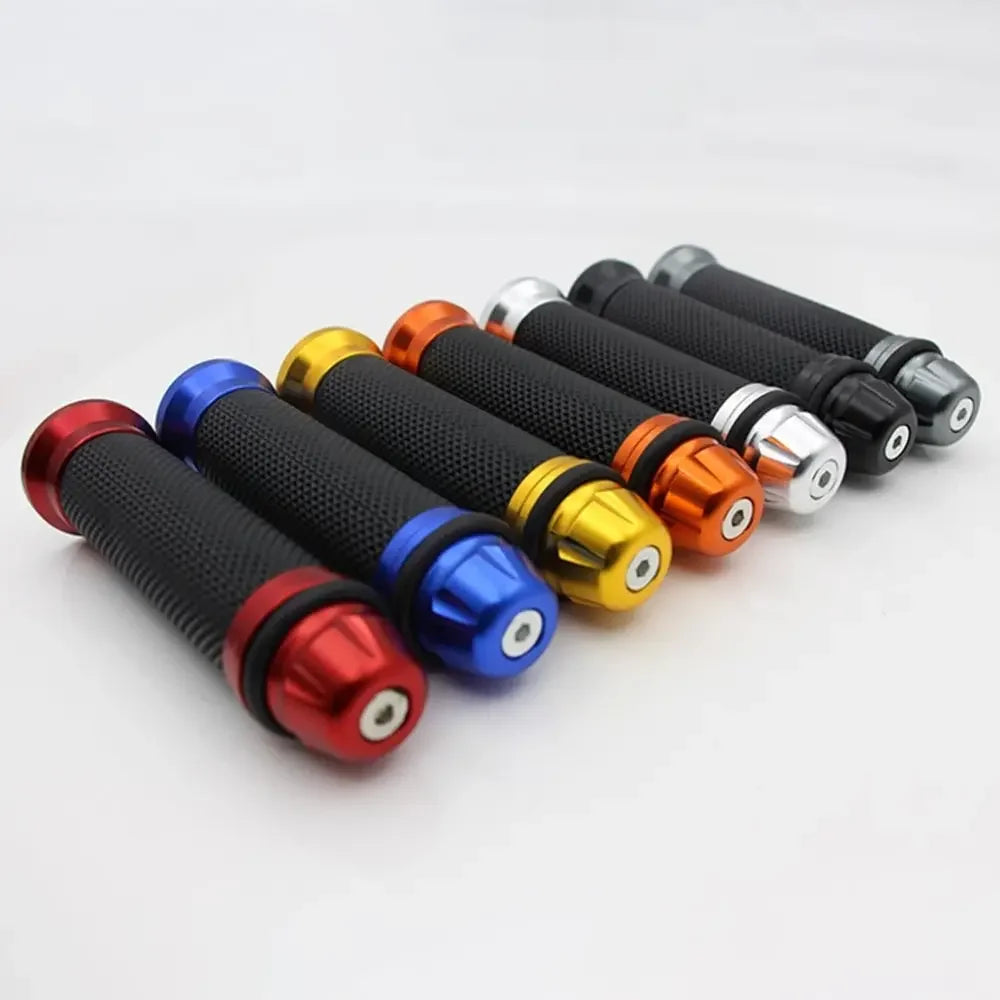 1 Pair 7/8'' Anti-Slip Motorcycle grips hand Handlebar Bar Grips Bicycle Rubber Mountain Cycle Handle Handlebar Bar Grips