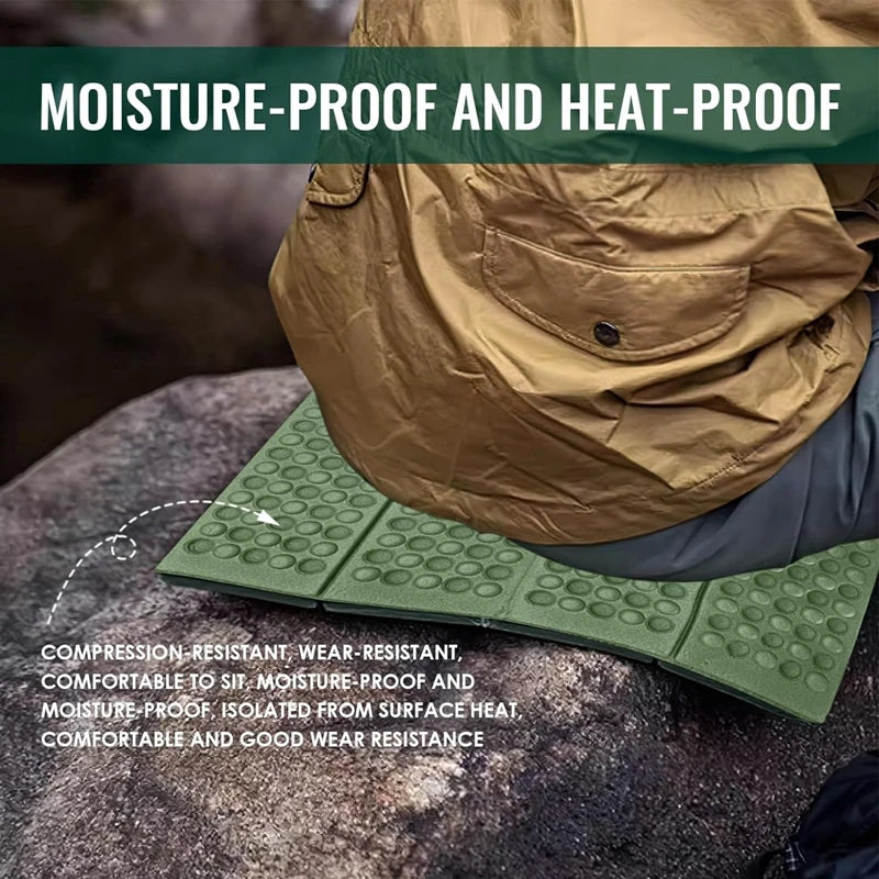 1PC Lightweight Waterproof Foldable Mini Kneeling And Seat Cushion XPE Foam Folding Mat Sitting Pad For Outdoor Activities