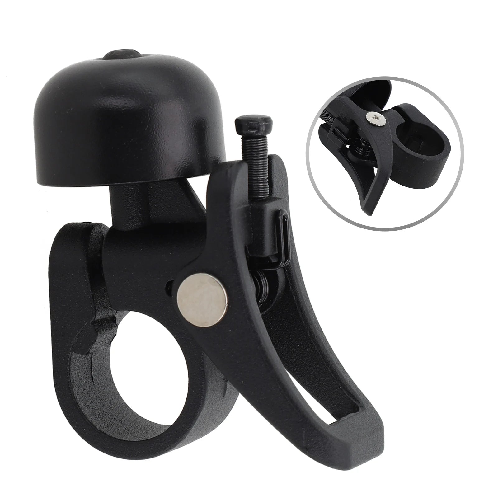 Electric Scooter Small Bell 6x4x3cm Stainless Steel Black Bell For Xiaomi 1S/PRO For M365 Scooters Acessories