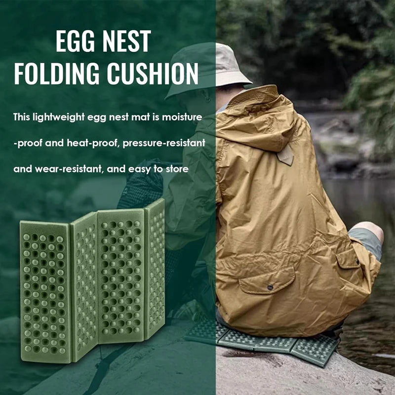 1PC Lightweight Waterproof Foldable Mini Kneeling And Seat Cushion XPE Foam Folding Mat Sitting Pad For Outdoor Activities