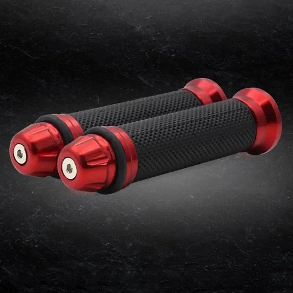 1 Pair 7/8'' Anti-Slip Motorcycle grips hand Handlebar Bar Grips Bicycle Rubber Mountain Cycle Handle Handlebar Bar Grips