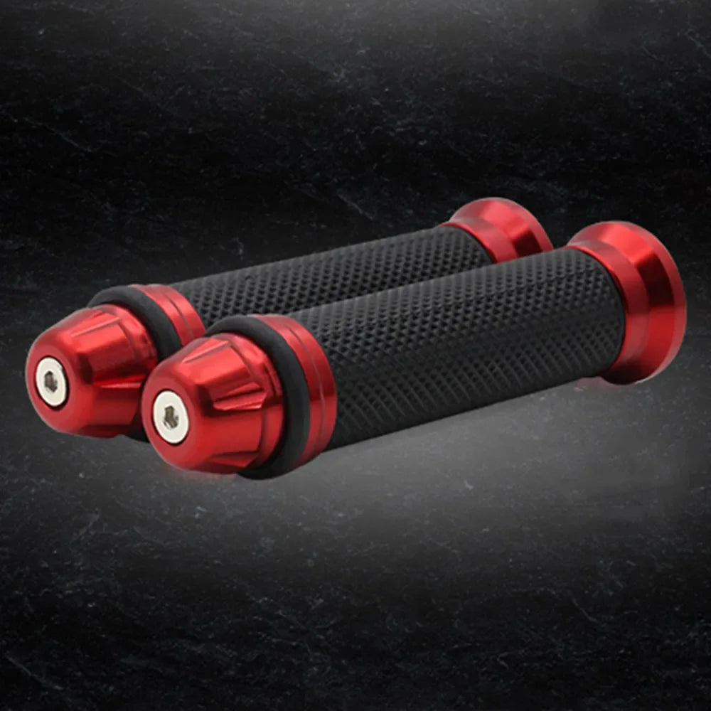 1 Pair 7/8'' Anti-Slip Motorcycle grips hand Handlebar Bar Grips Bicycle Rubber Mountain Cycle Handle Handlebar Bar Grips
