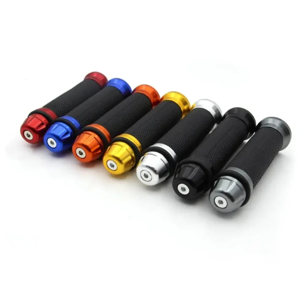1 Pair 7/8'' Anti-Slip Motorcycle grips hand Handlebar Bar Grips Bicycle Rubber Mountain Cycle Handle Handlebar Bar Grips