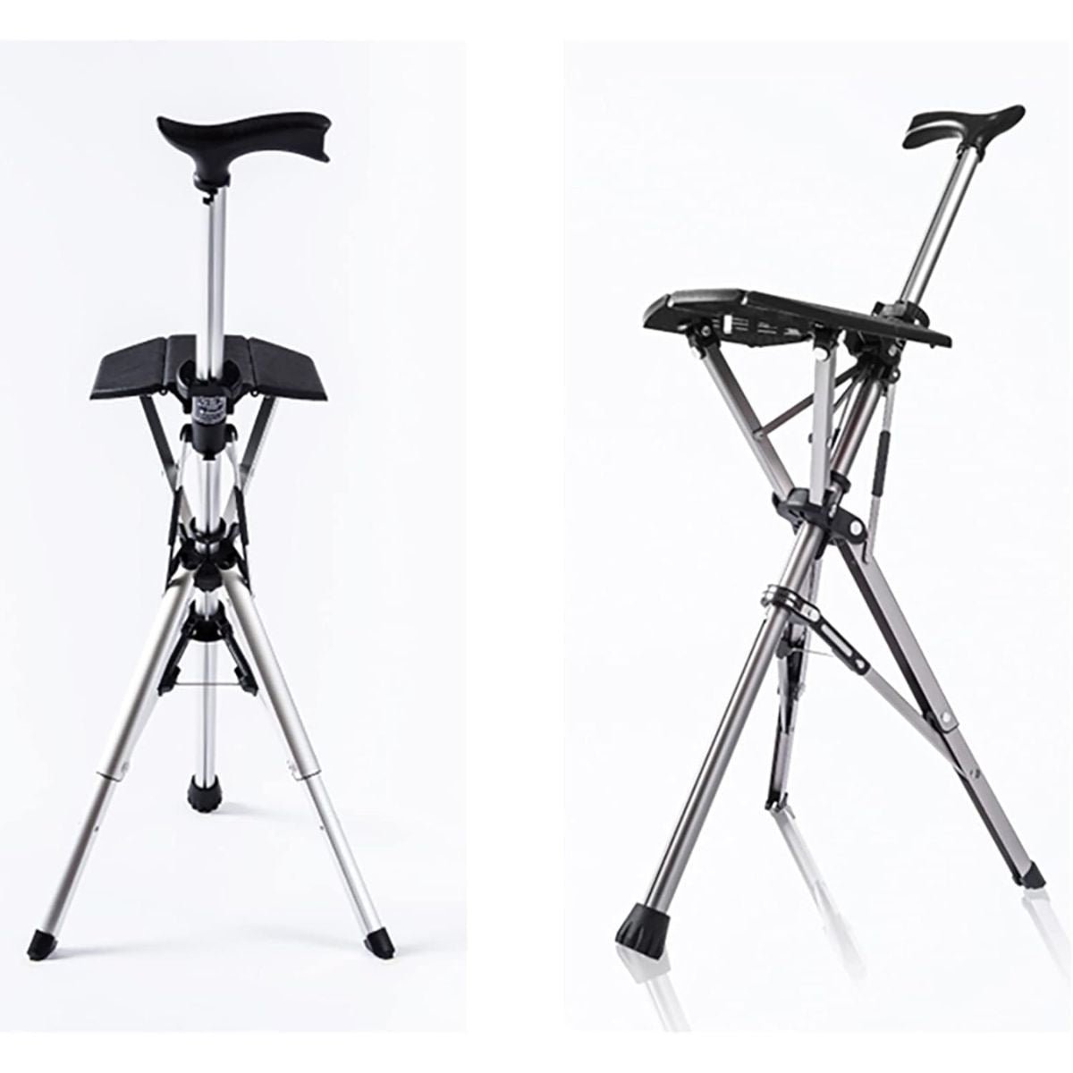 DualRest® – Bastón con Asiento Ergonómico Plegable (Soporta hasta 100 kg) - paraelabuelo.com
