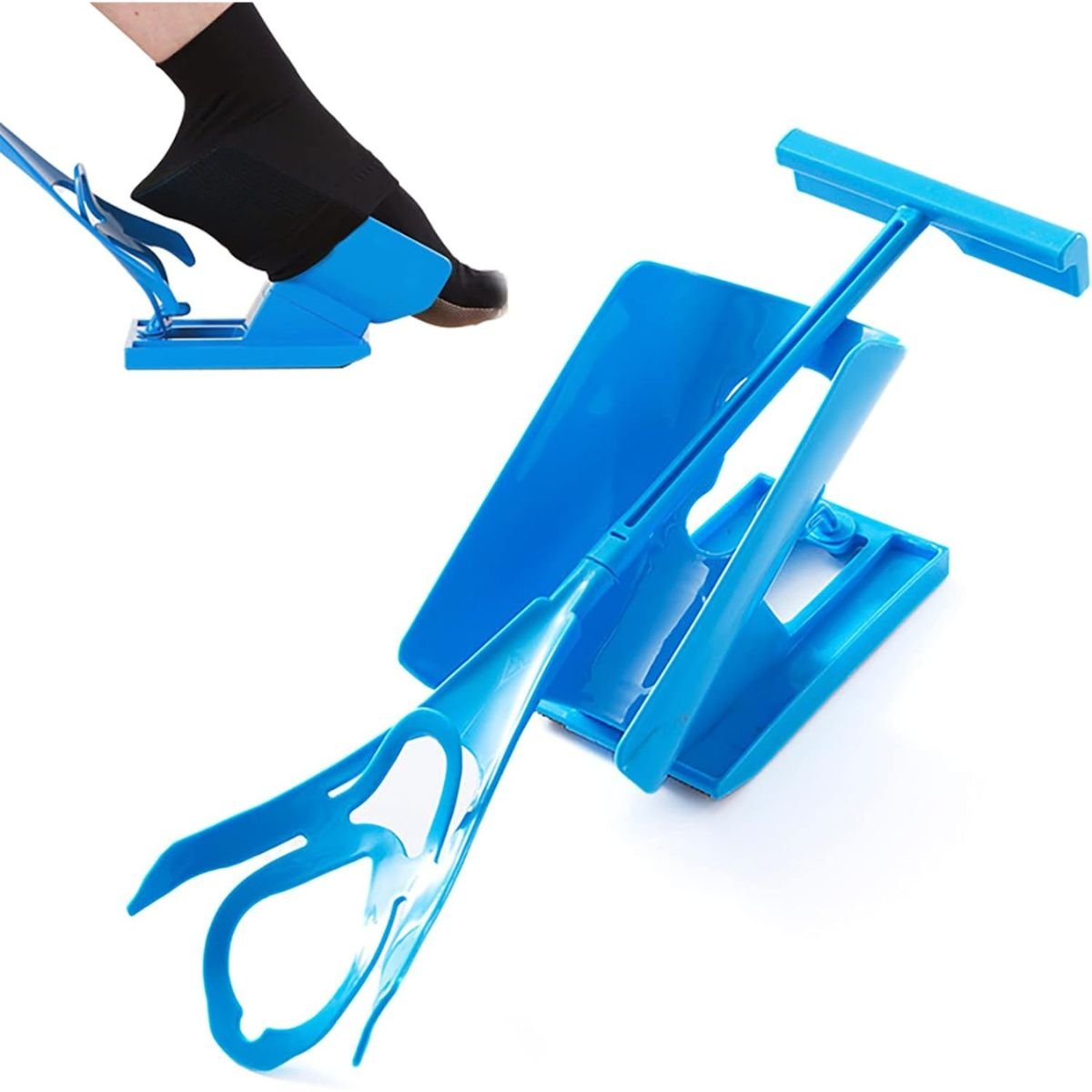 EasySock® – Asistente para Medias y Calzador 2 en 1 (Diseño Ergonómico) - paraelabuelo.com