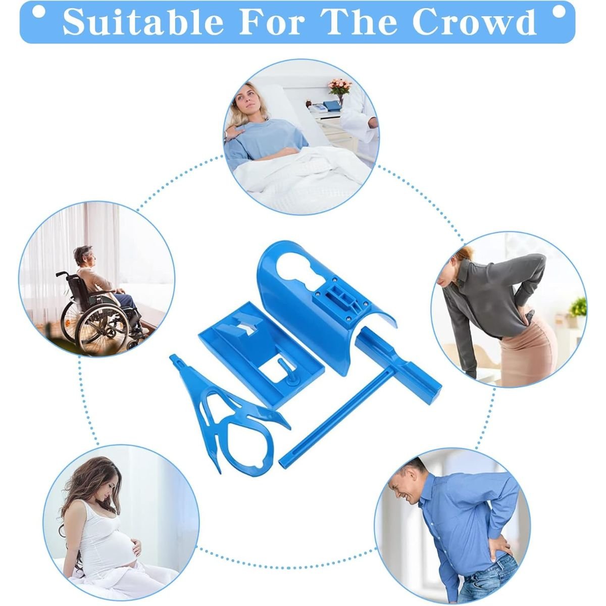 EasySock® – Asistente para Medias y Calzador 2 en 1 (Diseño Ergonómico) - paraelabuelo.com