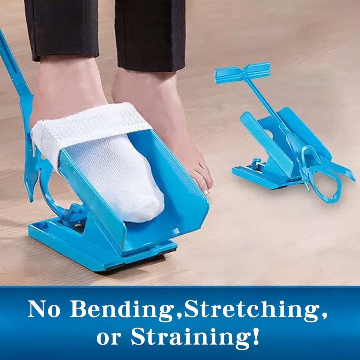EasySock® – Asistente para Medias y Calzador 2 en 1 (Diseño Ergonómico) - paraelabuelo.com