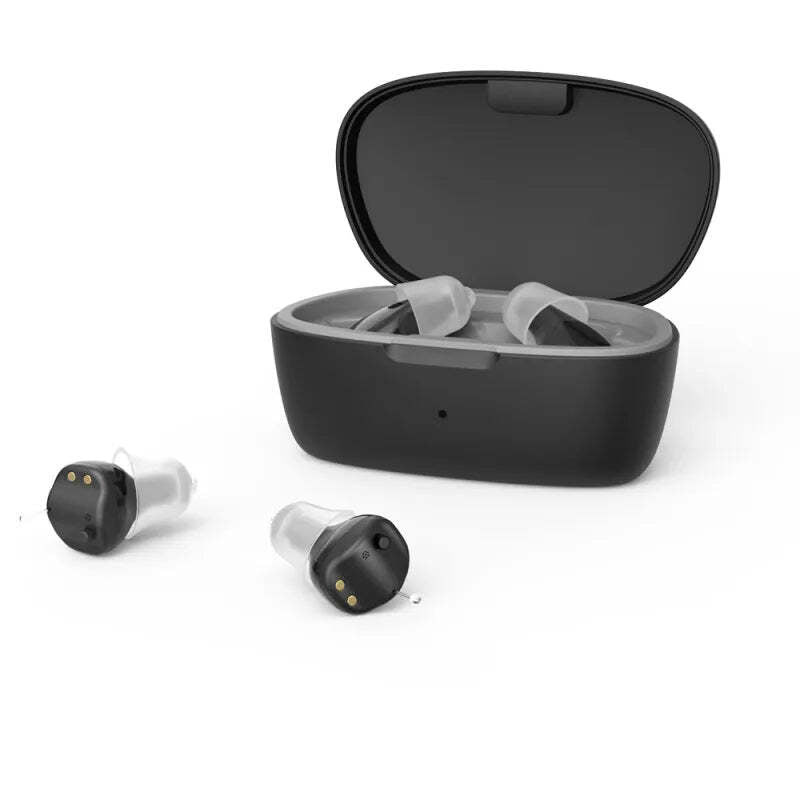 HearClear® C20 – Mini Amplificador Auditivo Recargable Intraural (Par) - paraelabuelo.com