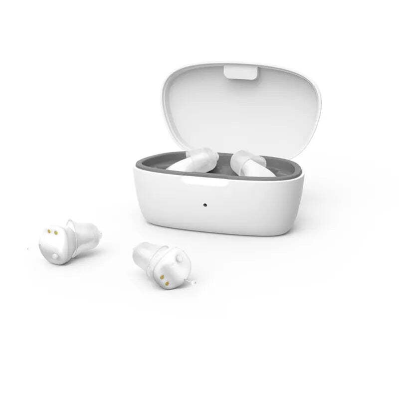 HearClear® C20 – Mini Amplificador Auditivo Recargable Intraural (Par) - paraelabuelo.com