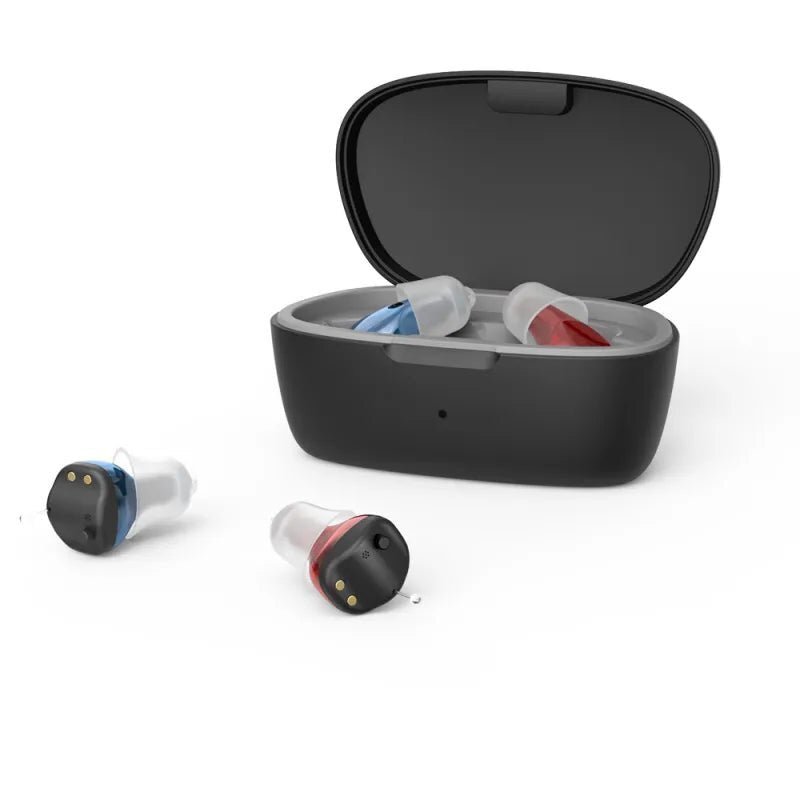 HearClear® C20 – Mini Amplificador Auditivo Recargable Intraural (Par) - paraelabuelo.com