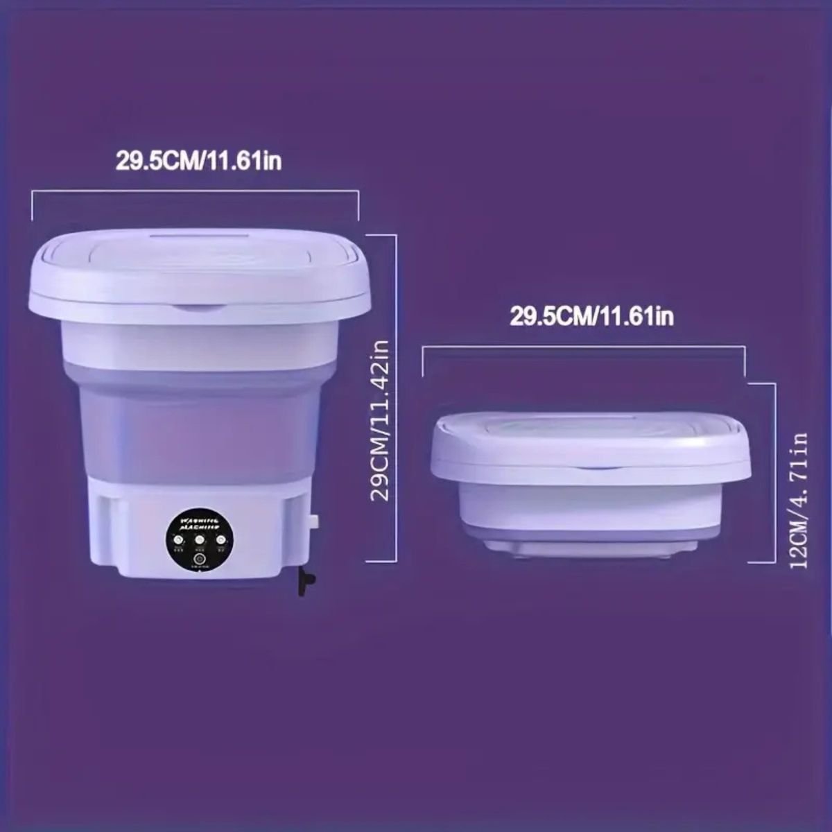 MiniWash® – Lavadora Plegable Portátil para Ropa Delicada (Adultos Mayores y Bebés) - paraelabuelo.com
