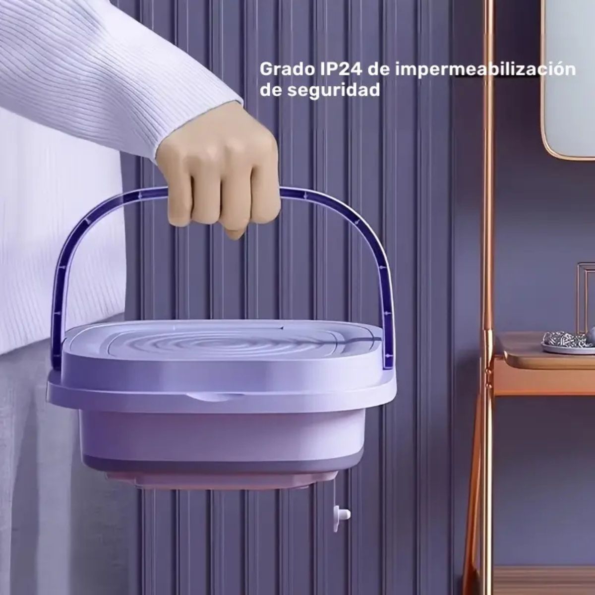 MiniWash® – Lavadora Plegable Portátil para Ropa Delicada (Adultos Mayores y Bebés) - paraelabuelo.com