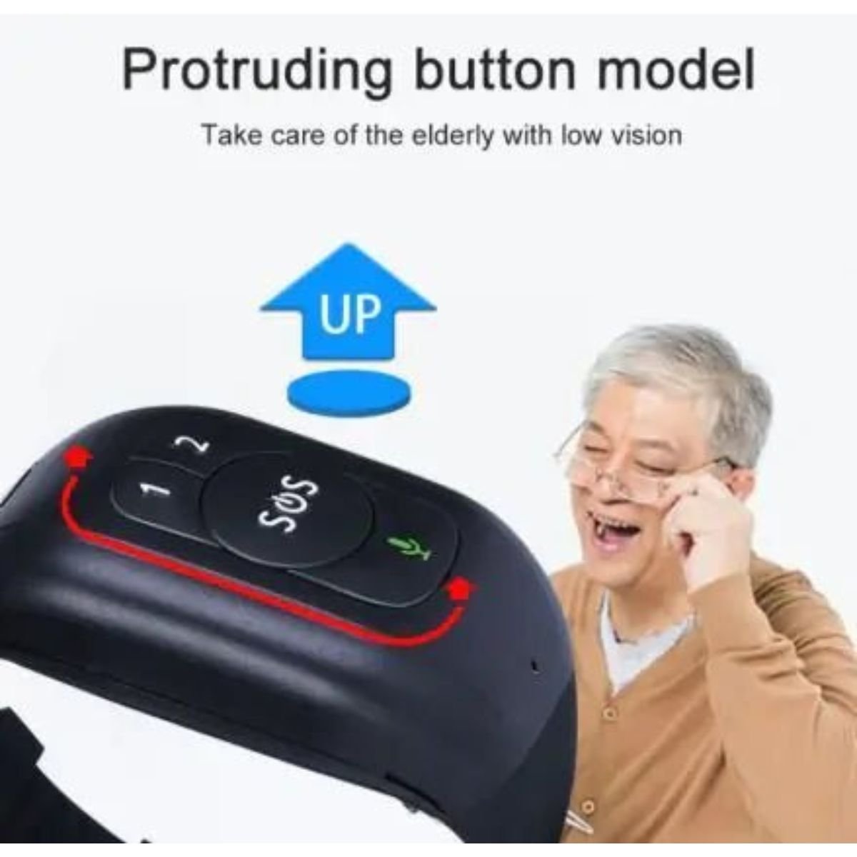 Reloj Inteligente SOS 4G con GPS y Detección de Caídas para Mayores - paraelabuelo.com