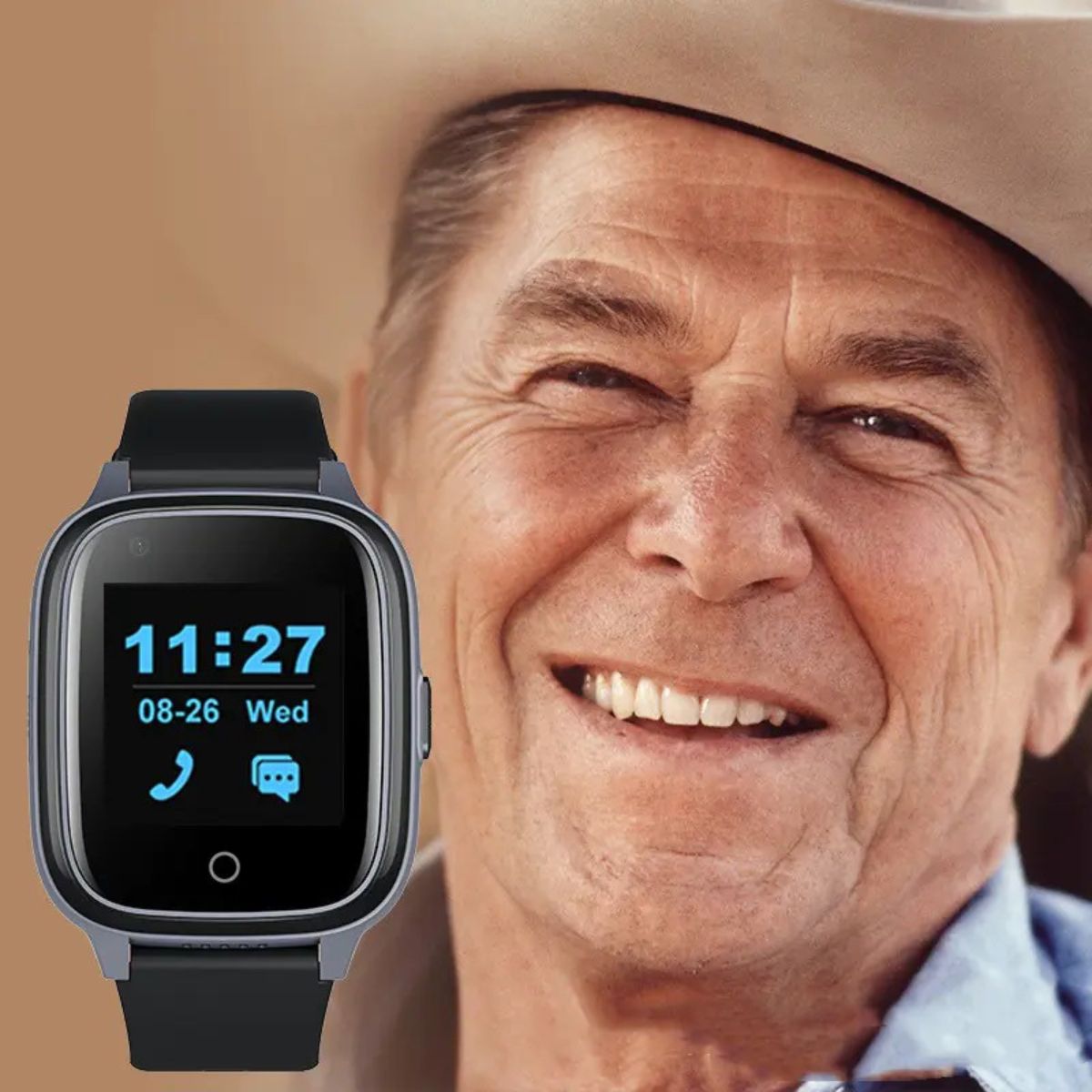 SafeTrack® – Reloj Inteligente 4G con GPS, Botón SOS y Detección de Caídas - paraelabuelo.com