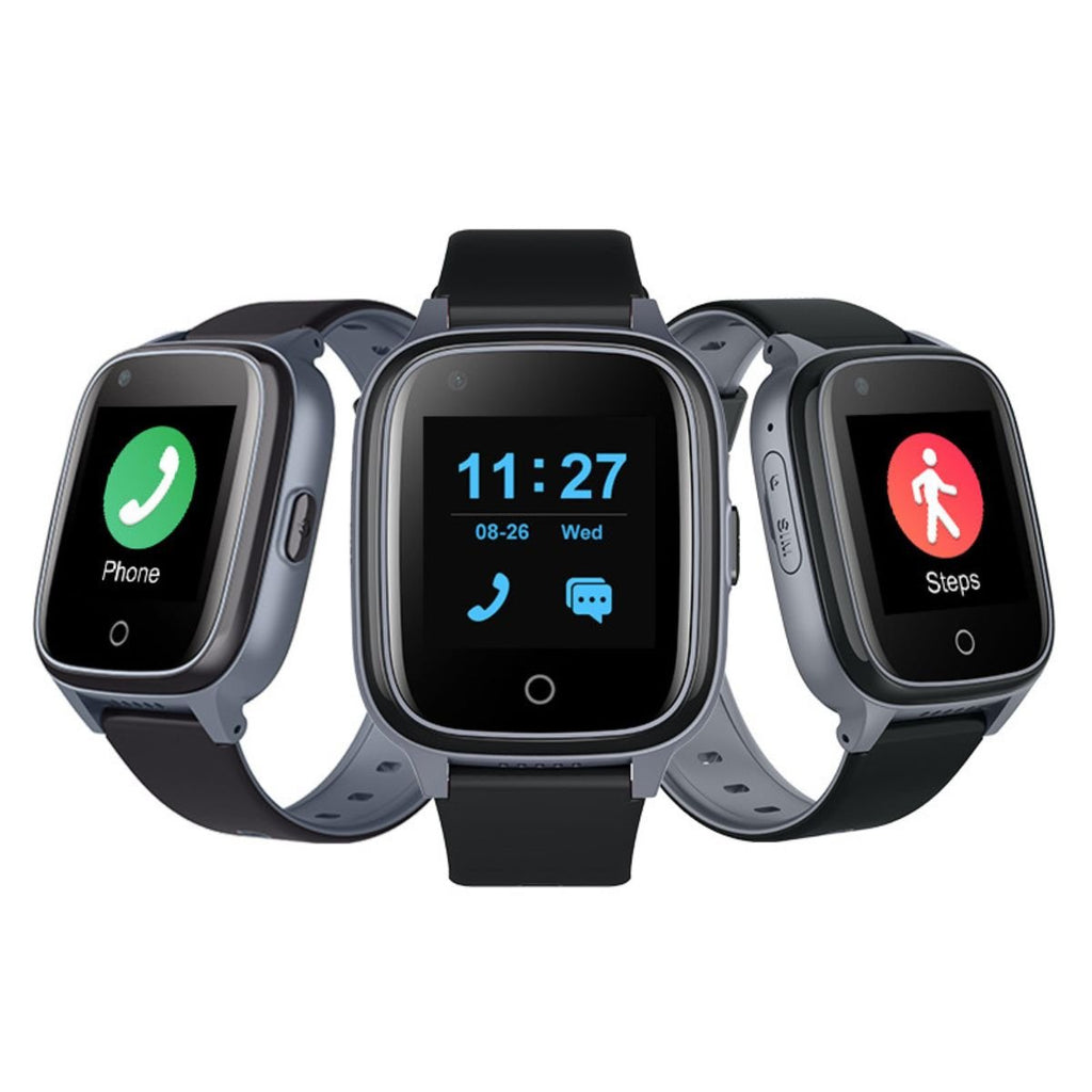 SafeTrack® – Reloj Inteligente 4G con GPS, Botón SOS y Detección de Caídas - paraelabuelo.com