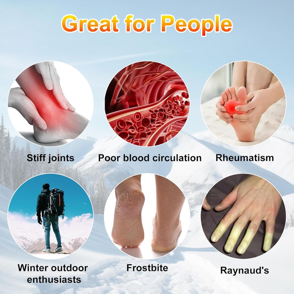 WarmSocks® – Calcetines Inteligentes con Calefacción por Batería (Unisex) - paraelabuelo.com