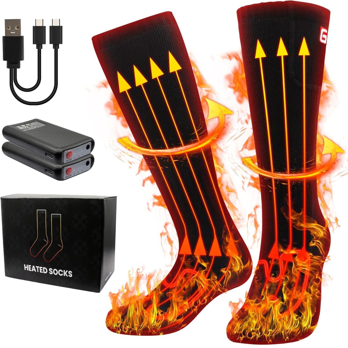 WarmSocks® – Calcetines Inteligentes con Calefacción por Batería (Unisex) - paraelabuelo.com