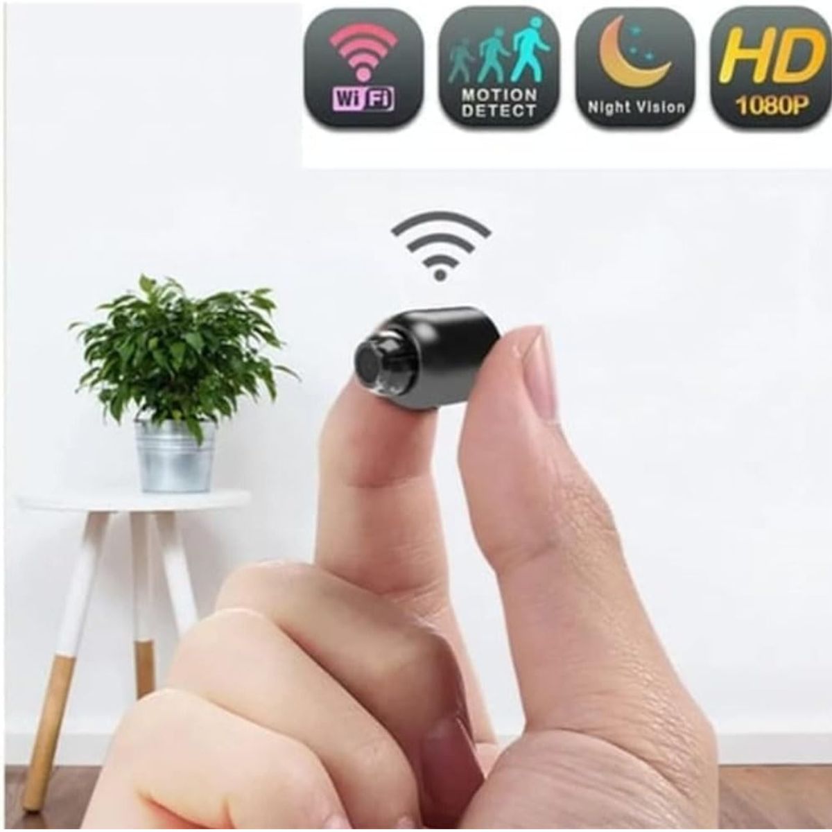 X5 StealthCam® – Mini Cámara de Seguridad WiFi 1080P con Visión Nocturna - paraelabuelo.com
